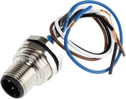 Produktbild Rs Pro M12 Panel Mount Male, 4W 100mm, M16x1.5