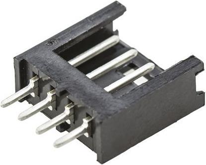 Actual product image TE Connectivity 4 way single row tin