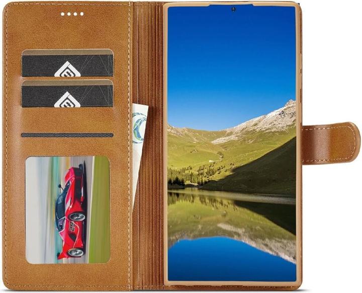 Actual product image LC.Imeeke Galaxy S25 Ultra - Leder Etui Hülle (Samsung Galaxy S25 Ultra)