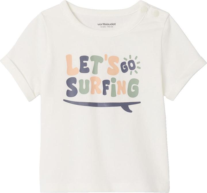 Actual product image Vertbaudet Bio-Kollektion: Baby-Set aus bedrucktem T-Shirt & Shorts (104)