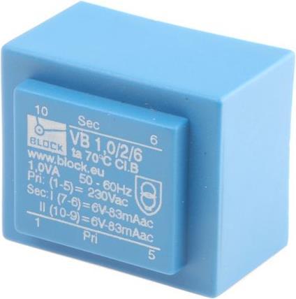 Productafbeelding Block Transformator VB 1.0/2/6