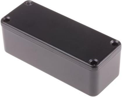 Actual product image Rs Pro Black Aluminium Box 89x35x30mm