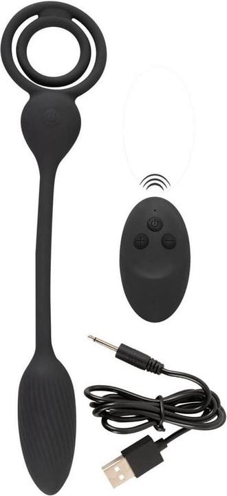 Image du produit Rebel Cock and Ball Ring avec un plug RC Butt (4.30 cm)