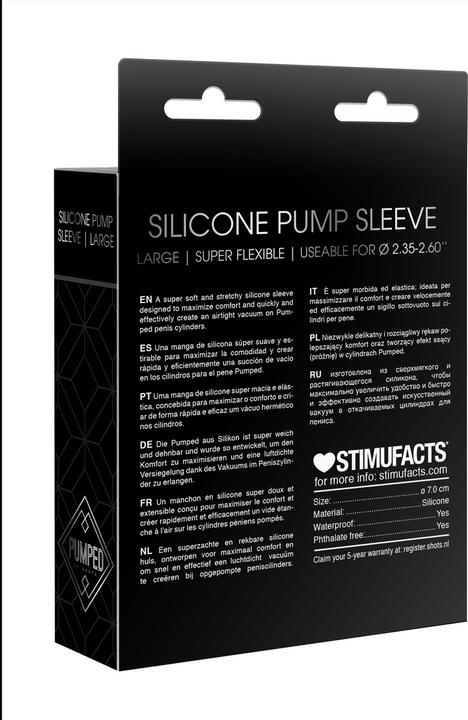 Image du produit Doc Johnson Manchon de pompe en silicone
