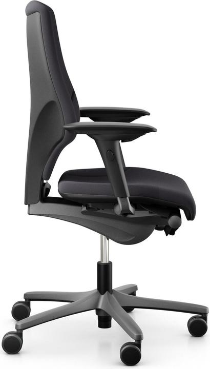 Produktbild Giroflex Bürostuhl 64 mit Polsterrücken und Armlehnen, Charcoal
