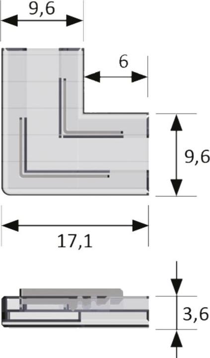 Produktbild Halemeier Eckverbinder Versa 12 V