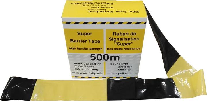 Immagine prodotto HP Autozubehör Nastro barriera L.500m W.80mm giallo/nero bloccato 500m/cartone KELMAPLAST