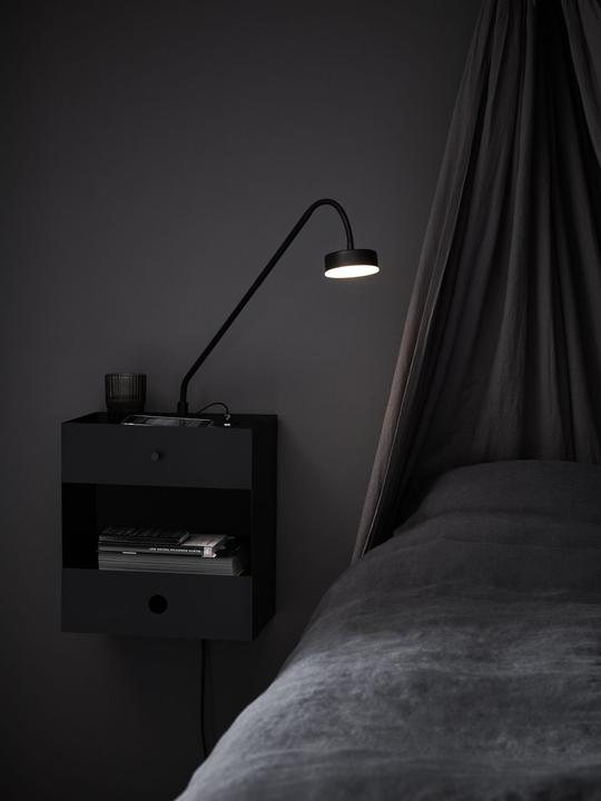 Image du produit Markslöjd Applique murale noire MARKSLOJD Draw 1L (525 lm)