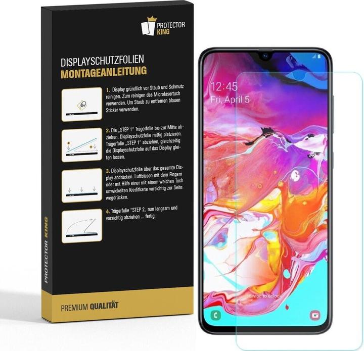 Actual product image Protectorking 6x Premium screen protector matt anti-reflective (6 Piece, Samsung Galaxy A70)