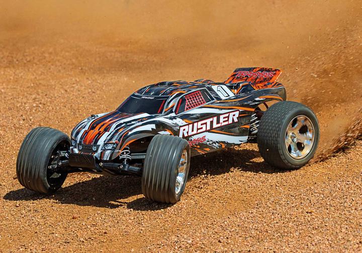 Actual product image Traxxas Stampede Orange RTR without battery/charger 1/10 2WD Monster Truck Brushed (RTR Ready-to-Run)