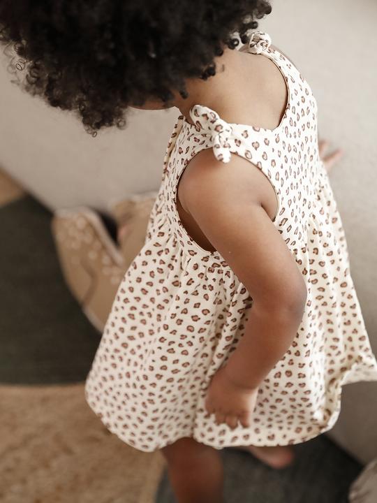 Actual product image Vertbaudet Bio-Kollektion: Bedrucktes Mädchen Baby Trägerkleid (68)