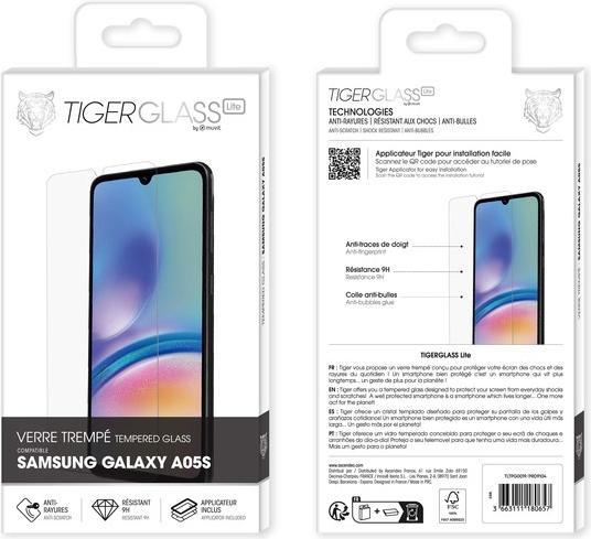Produktbild Tiger Glas-Folie Kratzfest (1 Stück, Samsung Galaxy A05s)