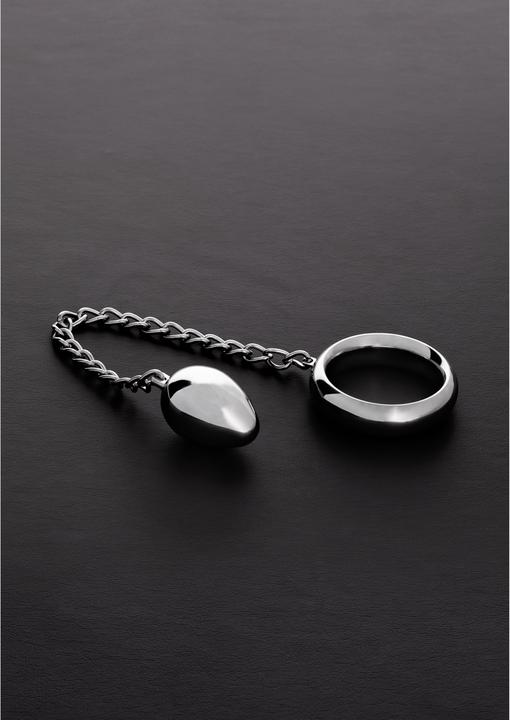 Actual product image Steelo Donut C-Ring Anal Egg (55/55mm) with chain (5.50 cm)