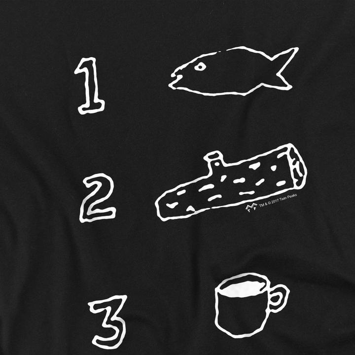 Produktbild Twin Peaks Coffee Log Fish TShirt (4XL)