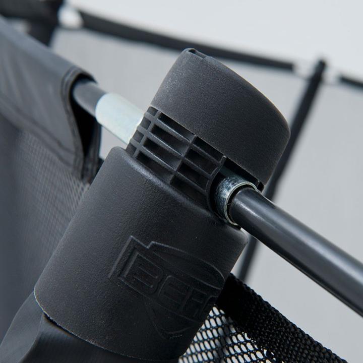 Produktbild BERG Champion 380cm Airflow Trampolin GRAU + Sicherheitsnetz Deluxe (380 cm)