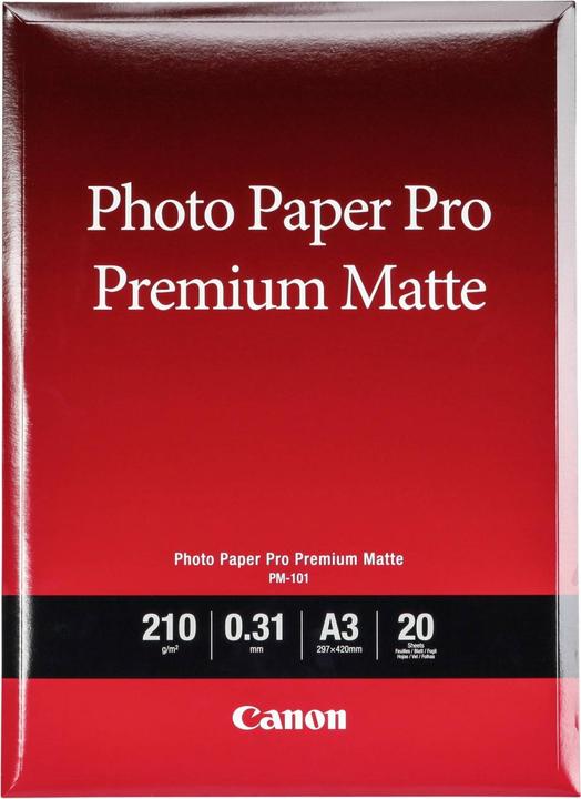 Produktbild Canon PM-101 Pro Premium Matte (210 g/m², A3, 20 x)