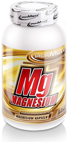 Actual product image IronMaxx Mg-Magnesium (130 Piece, Capsules, 500 g)