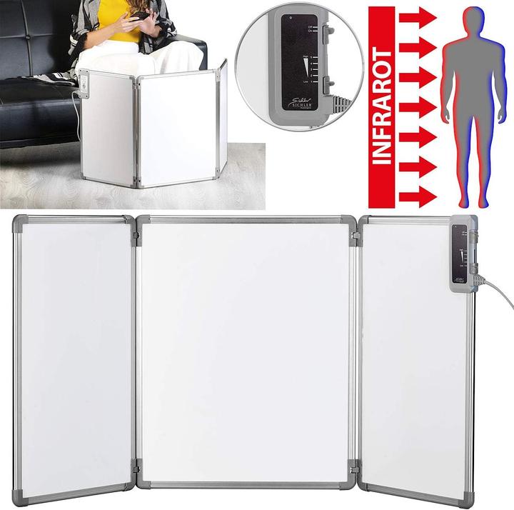 Produktbild Sichler Faltbares Fern-Infrarot-Heizpanel mit Alu-Rahmen (315 W)