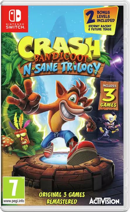 Actual product image Activision Crash Bandicoot N. Sane Trilogy (Switch, Switch Lite, Switch OLED, EN)