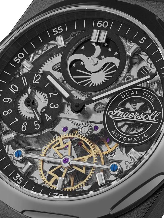 Immagine prodotto Ingersoll 1892 Ingersoll I12908 Broadway a tempo doppio (Orologio da polso analogico, 43 mm)