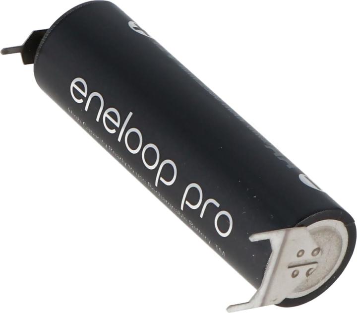 Produktbild AccuCell Akku Eneloop Pro AA Mignon mit Print Kontakt + 1er, - 2er Print (1 Stk., 2500 mAh, Akku)