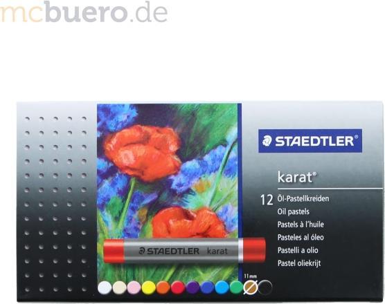 Produktbild Staedtler 2420 Öl-Pastellkreide Kartonetui mit 12 Stück, sortiert (Sortiert, 1 x)