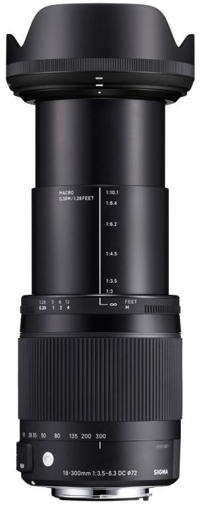 Image du produit Sigma 18-300mm DC macro OS HSM (C), Canon EF-S (Canon EF-S, APS-C / DX)