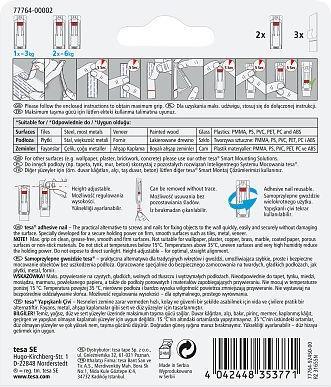 Image du produit tesa Clou adhésif pour carrelage et métal, réglable en hauteur