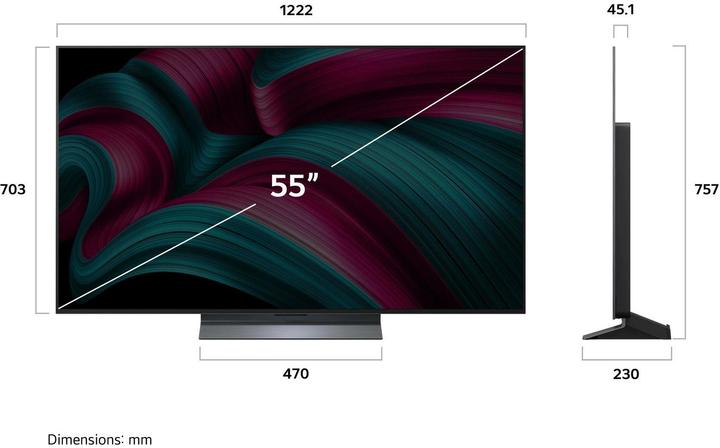 Immagine prodotto LG TV 55C59 55, 3840 x 2160 (Ultra HD 4K), OLED (55", OLED, 2025)