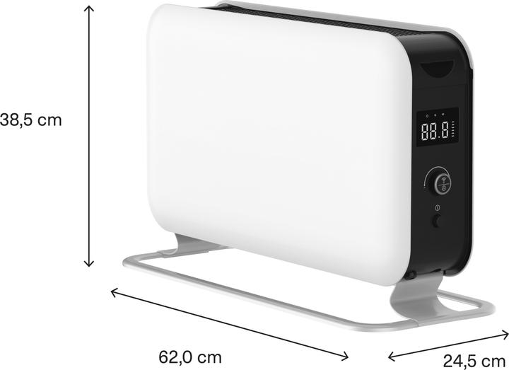 Actual product image Mill Portable Heater CO1500MAXWIFI3 Convection Heater, 1500 W, Suitable for rooms up to 14-18 m², White (1500 W)