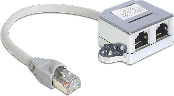 Produktbild Delock RJ45 Anschlussverdoppler (Kabel Zubehör)