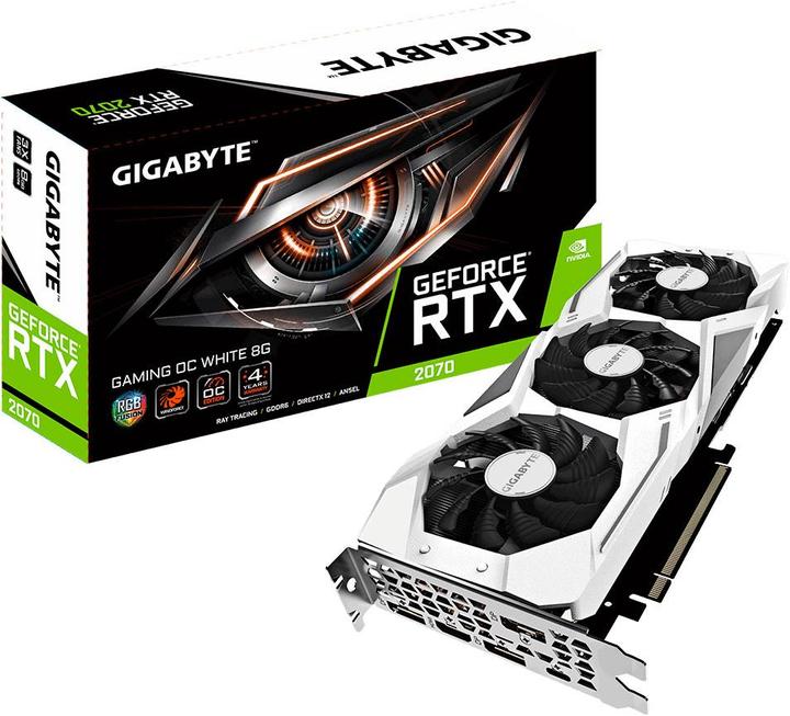 Produktbild Gigabyte GeForce RTX 2070 Gaming OC White (8 GB)