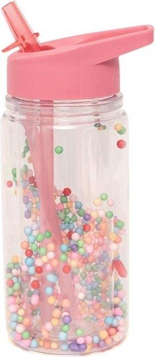 Image du produit Petit Monkey Bouteille à paille, Macaron Pops Peony Pink (0.30 l)