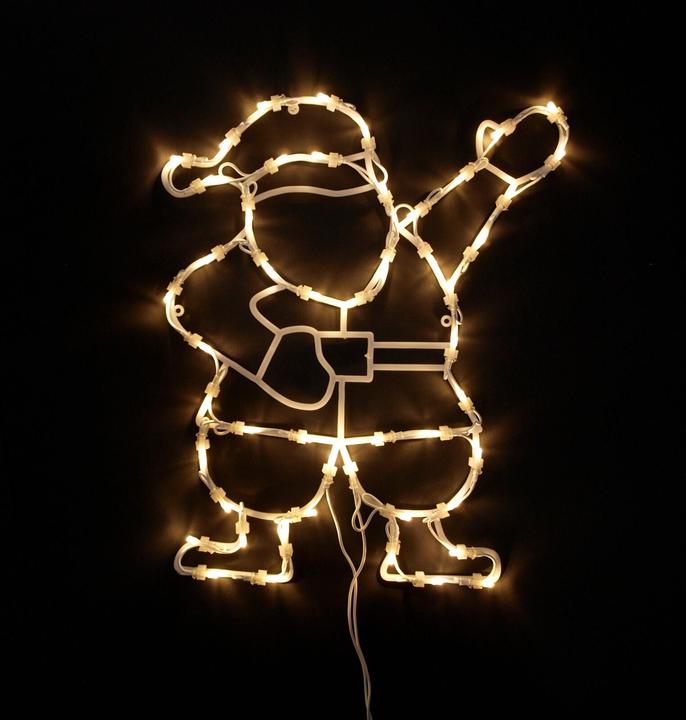 Immagine prodotto Floki24 Immagine LED per finestra WEIHNACHTSMANN con ventosa