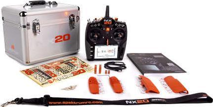 Actual product image Spektrum NX20 20-channel solo transmitter