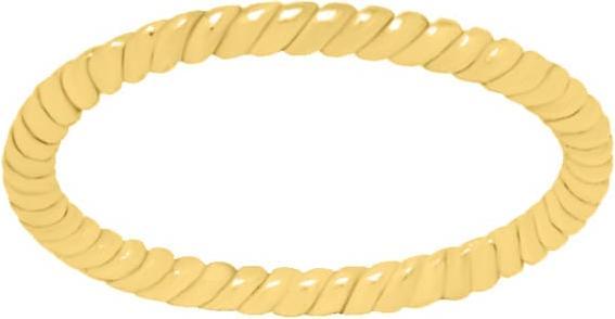 Candy Ring Twist, 925 Sterling Silber, vergoldet (50)