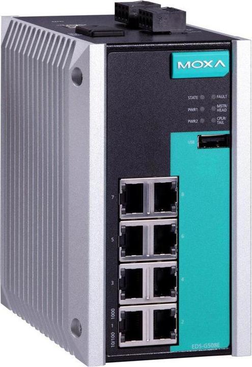 Produktbild Moxa EDS-G508E-T - Switch - managed - 8 x 10/100/1000
