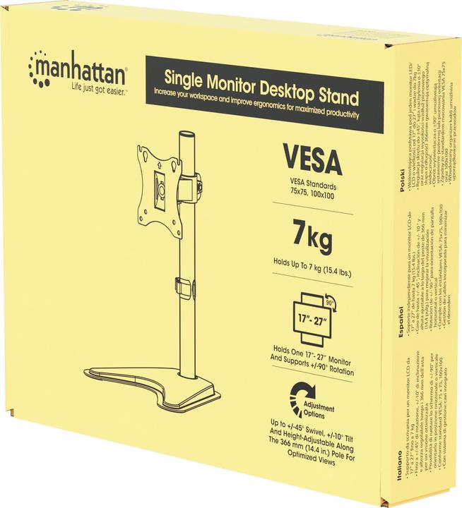 Actual product image Manhattan Monitor-Tischhalterung (Table, 32")