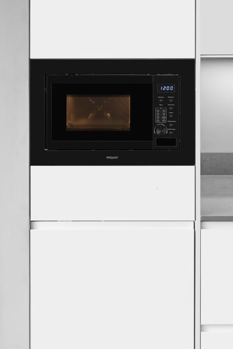 Image du produit Exquisit Micro-ondes encastrable Noir Digital (20 l)