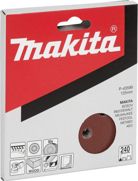 Productafbeelding Makita Schuurpapier P-43599 (P240)