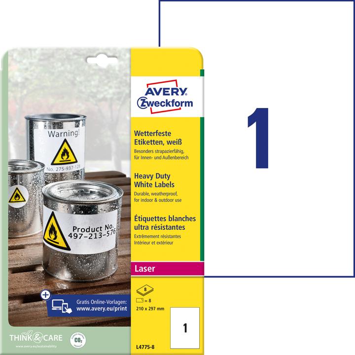 Produktbild Avery wetterfeste Etiketten