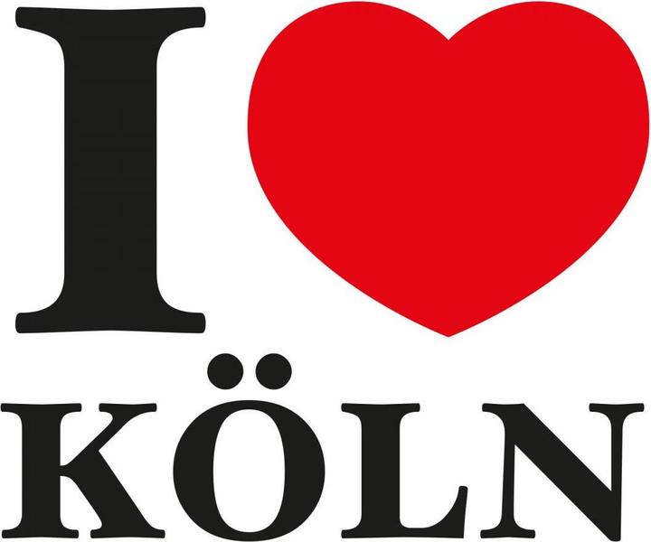 Produktbild Trenddeko I love Köln (60 x 52 cm)