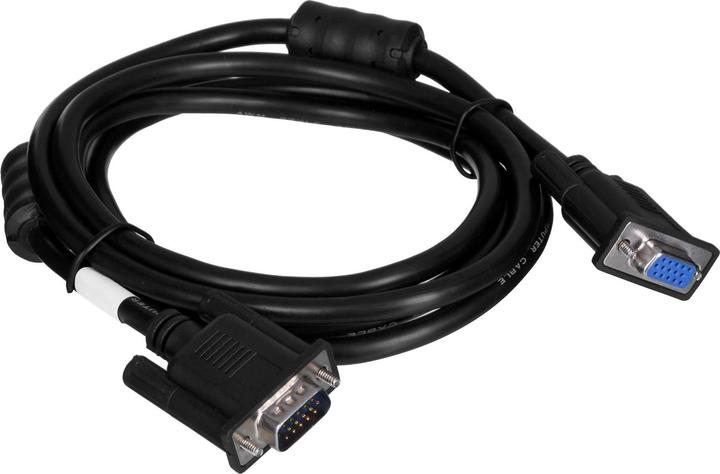 Produktbild Lanberg CA-VGAC-10CC-0018-B+ VGA-Kabel 1,8 m VGA (D-Sub) Schwarz (1.80 m, VGA)