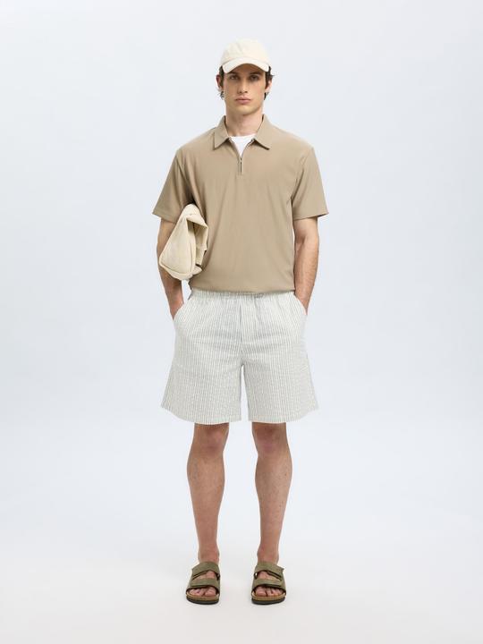 Produktbild Selected Homme Half-Zip Plissee Polo shirt (L)