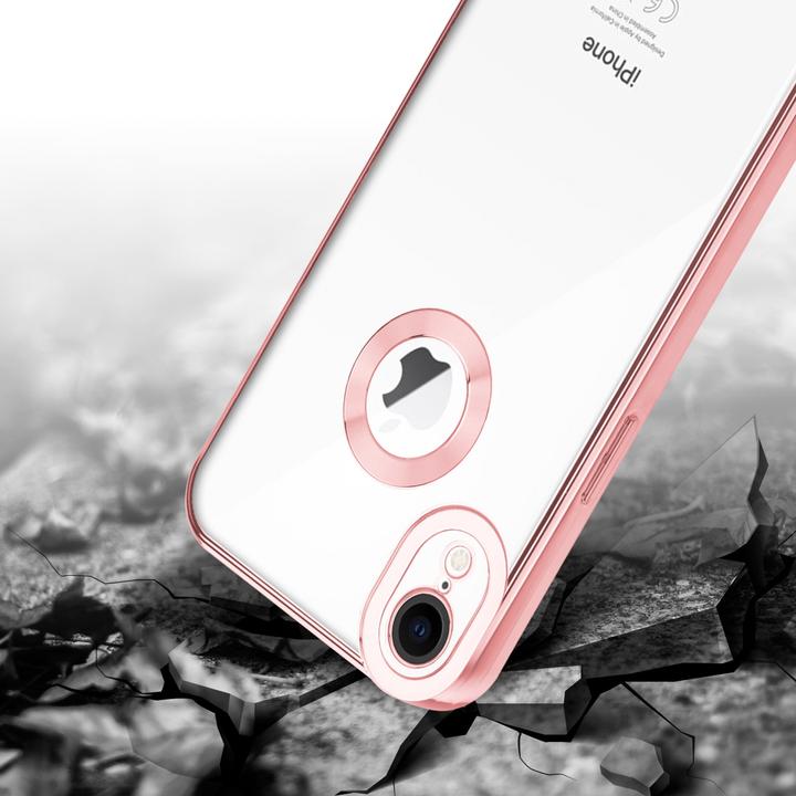 Actual product image Cadorabo TPU Chrome case with camera protection for Apple iPhone XR (Apple iPhone XR)