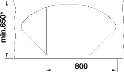 Produktbild Blanco Delta II-F (Einbauspüle, 104.20 cm, 56 cm)