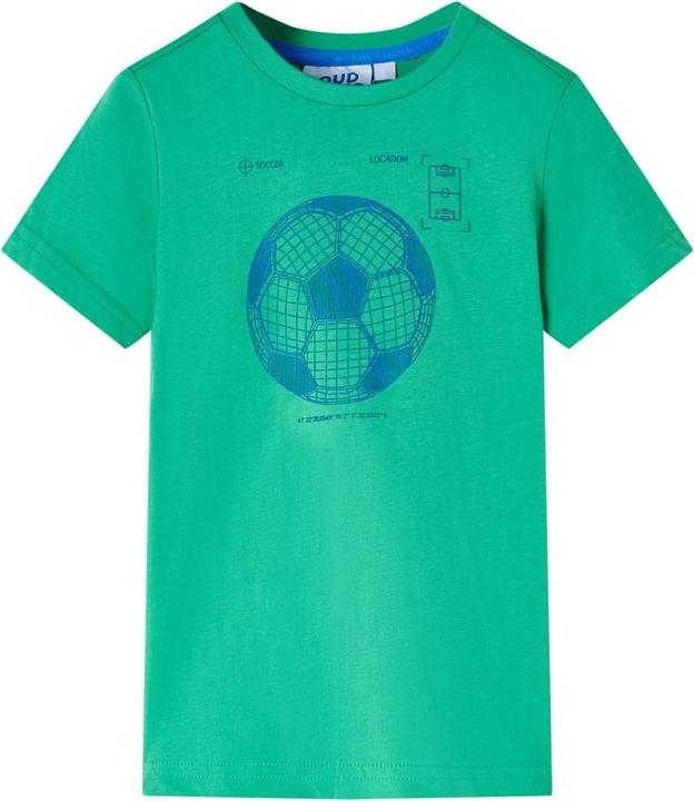 VidaXL Kinder-T-Shirt Grün 140,Material: 100 % Baumwolle,Farbe (140)