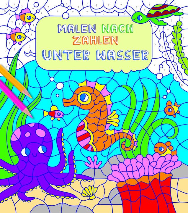 Produktbild Malen nach Zahlen für Kinder: Unter Wasser
