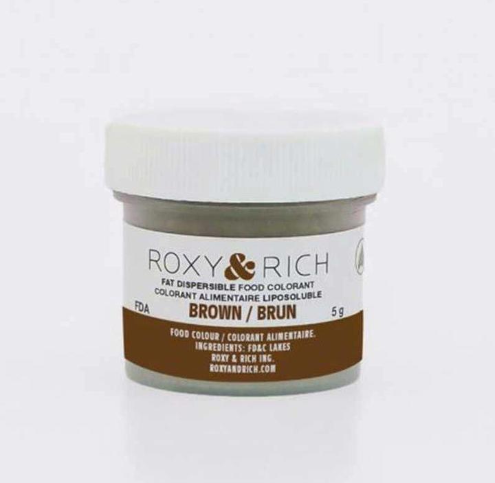 Produktbild Roxy & Rich Fettlösliche Pulverfarbe Braun für Schokolade