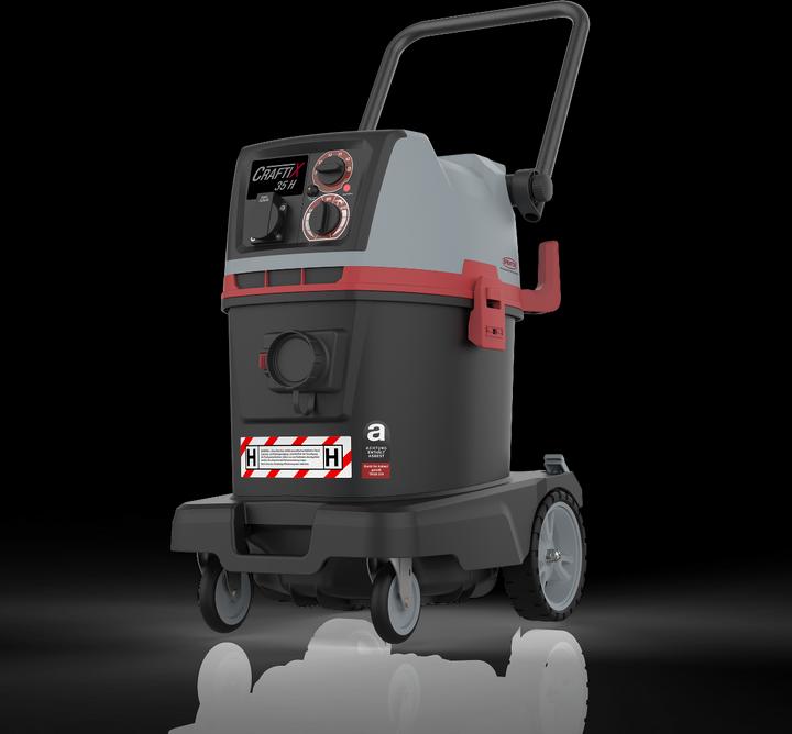 Immagine prodotto Sprintus Aspiratore da officina CraftiX 35 H con presa per polveri pericolose di classe H